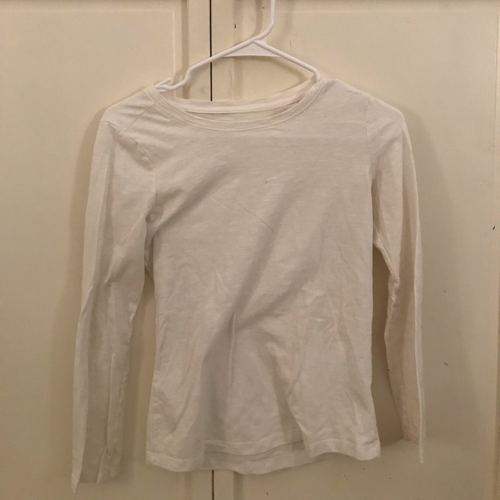 long sleeve white. shirt
